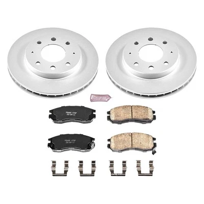 For Eagle Summit 1993-1995 PowerStop Z17 Evolution Geomet Plain Front Brake Kit - Изображение 1 из 4