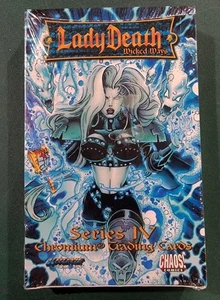 LADY DEATH SERIES IV WICKED WAYS CHROMIUM COLLECTOR CARDS SEALED BOX - Picture 1 of 1