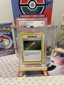 1999 Pokémon Game Base Set FULL HEAL #82 Shadowless PSA 9 MINT - Picture 1 of 1