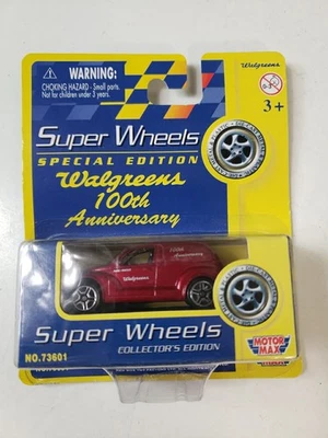 Dodge PT Cruiser rojo 100 aniversario Walgreens edición especial Super Wheels Foto 1 de 4