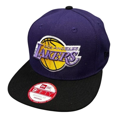 New Era Los Angeles Lakers Snapback Cap Hat NBA 9FIFTY NEW Hardwood Classic - Image 1 of 4