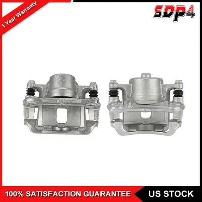 (2) Front Brake Calipers Pair Fits 2005-2010 Chevrolet Cobalt Left + Right - Image 1 of 4