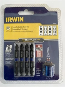 IRWIN® Phillips 2-3/8" Impact Double-Ended Power Drive Bit Set - 5 Pieces - Picture 1 of 2