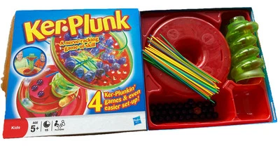 KerPlunk Game Hasbro Gaming 2009 'A Nerve-Racking Game of Skill' Ker-Plunk Vgc - Image 1 of 4