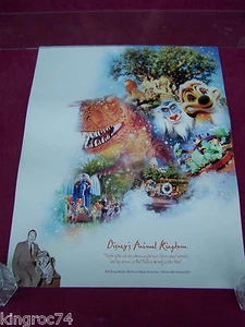 NEU-NEUWERTIG- 2003 Walt Disney,"DISNEY'S ANIMAL KINGDOM" "100 Jahre Magie" Poster - Bild 1 von 1