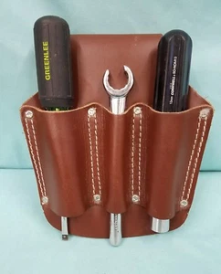 LOT OF 3 TOOLS & LEATHER HOLDER  ARMSTRONG # 4120 VINTAGE, CORNWELL & GREENLEE  - Bild 1 von 12