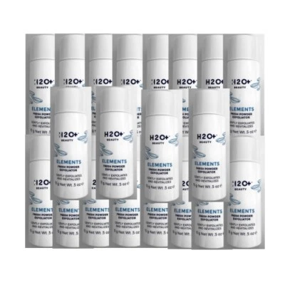 Exfoliante en polvo fresco H2O Beauty Elements revitaliza 15 g 0,5 oz no en caja Foto 1 de 3