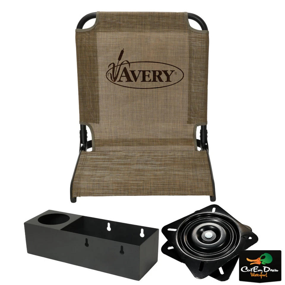 New Avery Outdoors Quick Set Swiveling Boat Seat with Utility Tray - Image 1 of 1