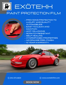 Exötekk 8.5mm PPF paint protection film *HIGH TACK* TPU Nano Ceramic Top coat  - Picture 1 of 12