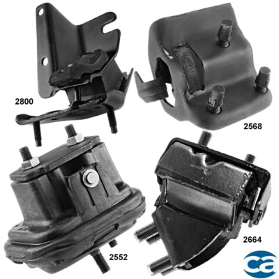 Juego de 4 soportes de montaje de motor y transmisión automática para Buick Lesabre 86-89 3,8 L tracción delantera Foto 1 de 4