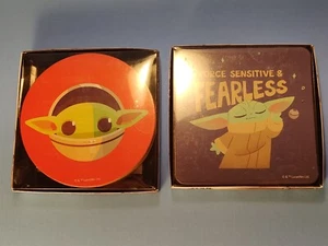 Disney Star Wars Boxed 4 Pk- 4 X 4 Beverage Coasters 2 packs SET B - Picture 1 of 5