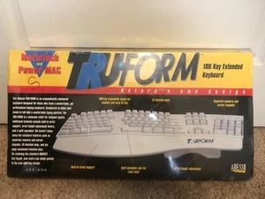 Vintage Keyboard Adesso Truform AEK606 106 ADB Port Sealed Macintosh & Power mac - Picture 1 of 5