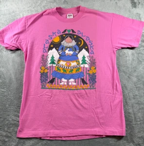 Vintage Alaska Tee Shirt Large Women’s Pink Made In USA Single Stitch - Picture 1 of 8