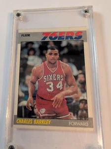 Tarjeta de baloncesto 1987-88 Fleer Set-Break #9 Charles Barkley casi nueva - Imagen 1 de 14