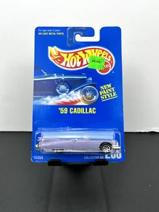 Hot Wheels 1991 Mainline Blue Card '59 Cadillac Purple Collector #266 - Picture 1 of 2