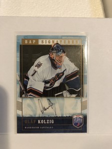 2006-07 Be A Player Signatures Olaf Kolzig AUTO #OK