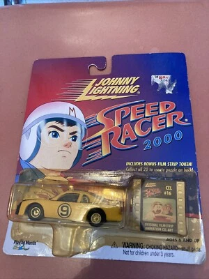 Johnny Lightning 2000 Speed Racer RACER X STOCK CAR Diecast Car With Cel # 16 - Image 1 of 4