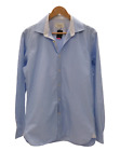 TED BAKER Endurance Soft Office Blue Formal BUtton Up Shirt UK 15.5 Pre-Loved