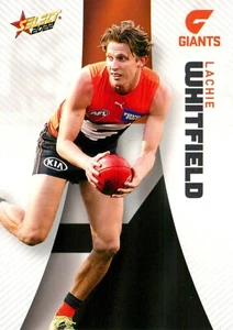 2022 GWS GIANTS AFL Card LACHIE WHITFIELD Footy Stars - Picture 1 of 2