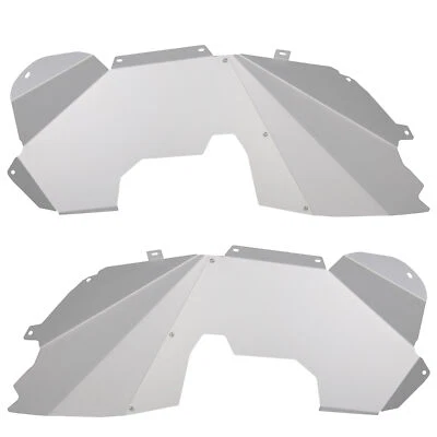 For Jeep Wrangler JK JKU 2007-2018 Front Solid Aluminum Inner Fender Liners Kit - Image 1 of 4