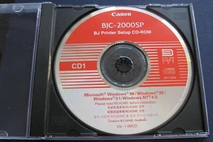 Canon BJC - 2000SP Printer Setup CD ROM (inkjet printer) - Picture 1 of 1