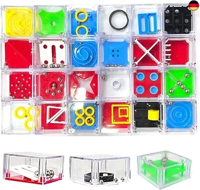 KOIROI Geduldspiele für Kinder, 24 Stück Mitgebsel Kindergeburtstag Gastgeschenke, K