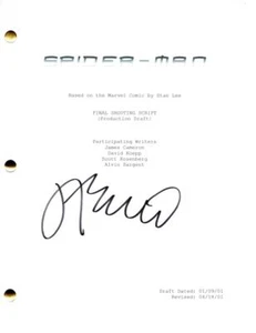 James Franco Signed Autograph Spider-Man Movie Script Screenplay - Harry Osborn - Picture 1 of 4