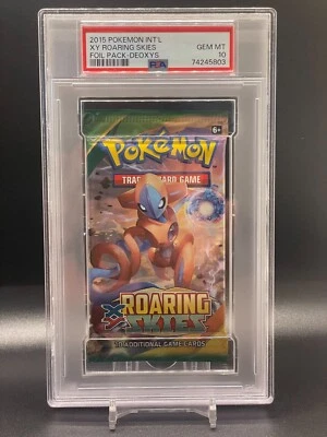Pokemon XY Roaring Skies Deoxys Factory Sealed Booster Pack PSA 10 Card TCG CCG - Image 1 of 2
