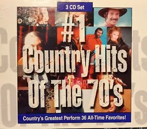 #1 Country Hits Of The 70s : Various Artist 3 Disc Set - Audio CD - Picture 1 of 2