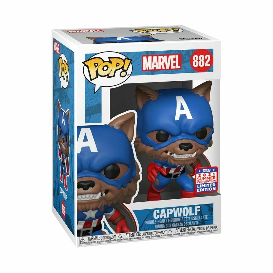 Capitão América - Capwolf Ano do Escudo SDCC 2021 Pop Exclusivo dos EUA! Viny... - Imagem 1 de 1