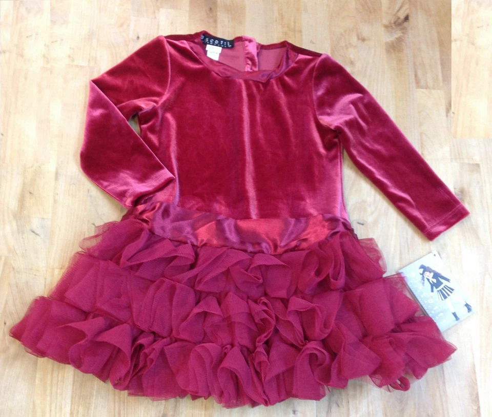 Vestido Biscotti Bebé-Niña Rojo, 24 Meses Foto 1 de 1