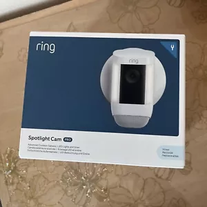 RING Spotlight CAM PRO Wired-WHITE-BRAND NEW✅-SAME DAY SHIPPING🚚💨 - Picture 1 of 3