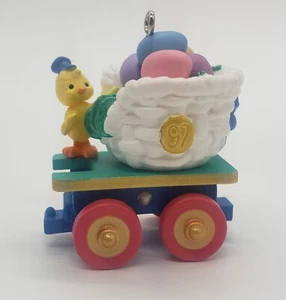 Hallmark Keepsake Ornament 1997 Cottontail Express Train #2 Coal Car  - Picture 1 of 10