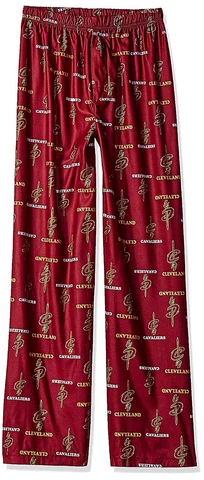 Cleveland Cavaliers Youth Garnet All Over Pajama Pants Cover