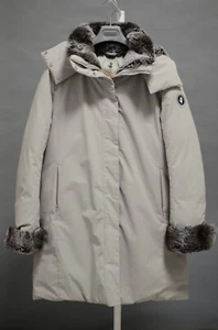 SAVE THE DUCK Arctic Samantha PlumTech Hooded Parka In Grey Jacket Coat Size XL - Picture 1 of 10
