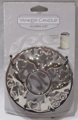 Yankee Candle Illuma-Tapa Vela Tarro Topper J/T Love CATS en Plata Foto 1 de 4