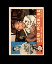 Gene Woodling Signed 1960 Topps Baltimore Orioles Autograph