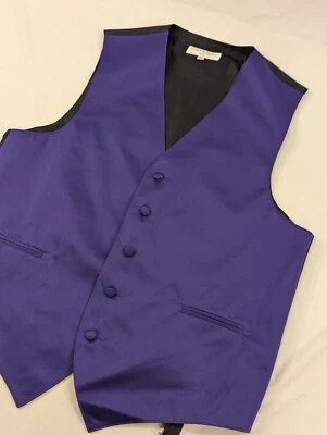 Colete Vesuvio Napoli Masculino Tamanho Pequeno Roxo Itália Ocasião Especial Evento - Imagem 1 de 4