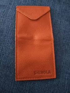 2 X Shinola Detroit Orange Chestnut/Black Leather Sunglass /Watch - Picture 1 of 4