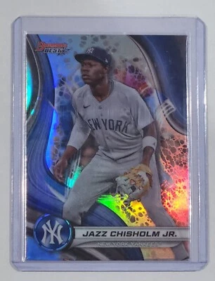 2024 Bowman’s Best Baseball JAZZ CHISHOLM JR Refractor Card #36 - Image 1 of 4