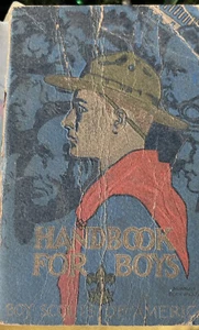 Boy Scouts of America Handbook for Boys 1928-1936 antique almost 100 years BSA - Imagen 1 de 6