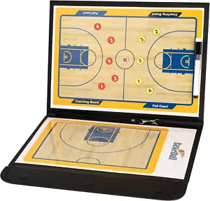 Basketball Coaching Board Trainer Klemmbrett Taktisches Magnetbrett Set mit Trocken - Bild 1 von 12