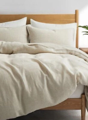 Southern Living Simplicity AIDEN Nueva FUNDA NÓRDICA KING $280 King Size Cubierta Beige Foto 1 de 4