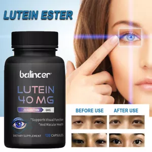Augenvitamine, Lutein-Kapseln, Zeaxanthin-Extrakt, Linderungsbelastung - Bild 1 von 12
