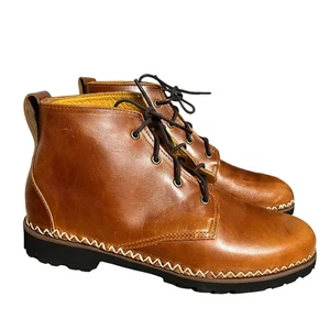 Botas de Cuero Huckberry QUODDY Punto de Cruz Chukka Talla 10.5 Whisky Para Hombres Usadas en Excelente Condición - Imagen 1 de 12
