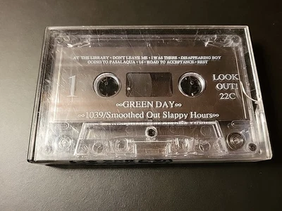 1991 Green Day 1039 Smoothed out Slappy Hours Rock Pop Punk Cassette Plays Foto 1 de 4