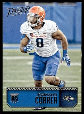 2016 Panini Prestige Kamalei Correa Rookie Baltimore Ravens #293 - Image 1 of 2