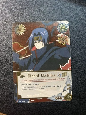 Naruto CCG Itachi Uchiha - N-1151 - Super Rare Shattered Truth Holo Foil - Image 1 of 2
