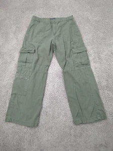 Pantalones cargo Aeropostale utilitarios para hombre XL verde elástico trasero 100 % algodón exterior - Imagen 1 de 11