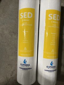 2 Express SED Sediment Water Filter Replacement – 5 Micron High Capacity 10 inch - Picture 1 of 3